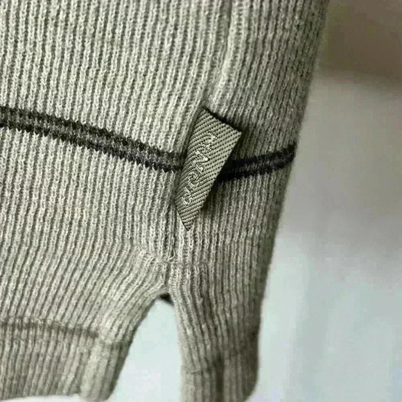 Izod Men’s 3/4 Button Striped Long Sleeve Lightweight‎ Pullover Sweater Size XL - Picture 6 of 6